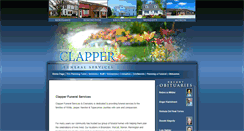 Desktop Screenshot of clapperfuneralservices.com